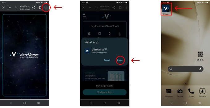 VitroVerse Android Screenshots