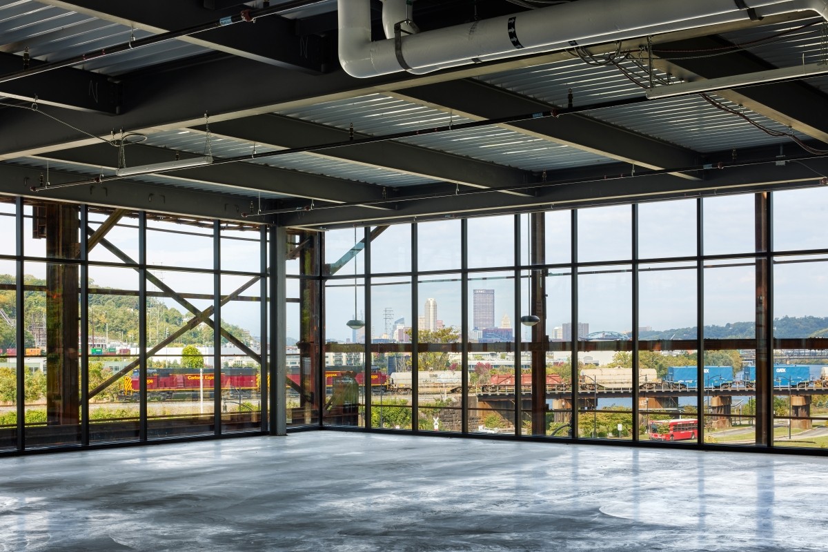 RIDC Mill 19, Pittsburgh, PA, LEED® Gold, 2023 COTE® Top Ten, Solarban® 60 Glass